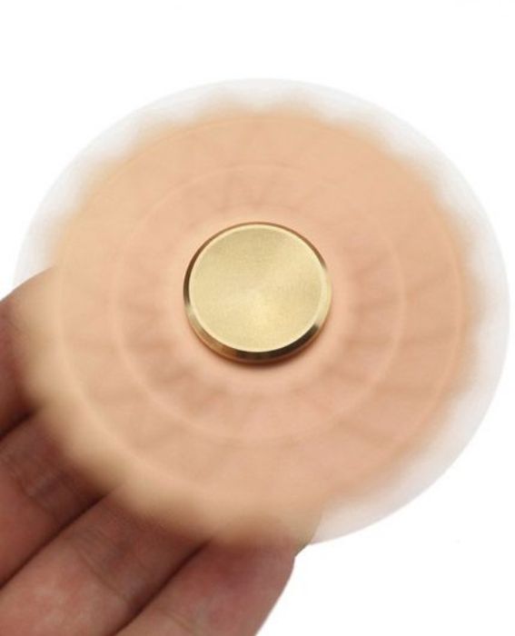 تصویر  اسپینر دستی فلزی مدل گل رزگلد