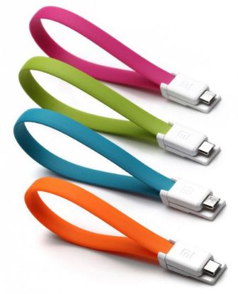 تصویر  کابل اتصال رنگی میکرو یو اس بی شیائومی برای شارژ و انتقال اطلاعات گوشی‌ های اندرویدی - 1.2 متر