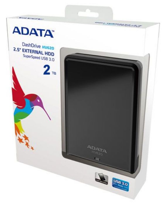 تصویر  هارد اکسترنال ای دیتا مدل ظرفیت 2 ترابایت