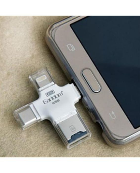 تصویر  باندل کارت خوان چند منظوره میکرو اس دی ارلدام به همراه  کارت حافظه سن دیسک میکرو اس دی اچ سی 16 گیگابایت کلاس 4