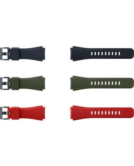 تصویر  بند سیلیکونی رنگی ساعت هوشمند سامسونگ گیر اس 3 فرانتیر و کلاسیک