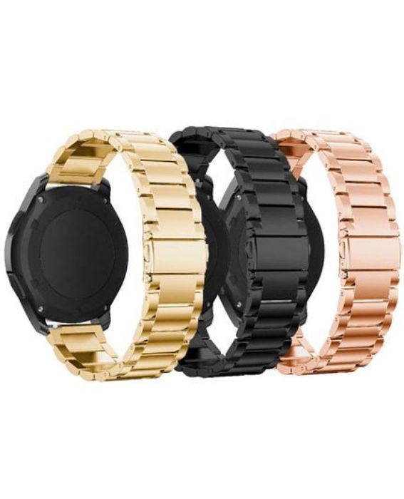 تصویر  بند فلزی درشت بافت ساعت هوشمند سامسونگ گیر اس 3 فرانتیر و کلاسیک