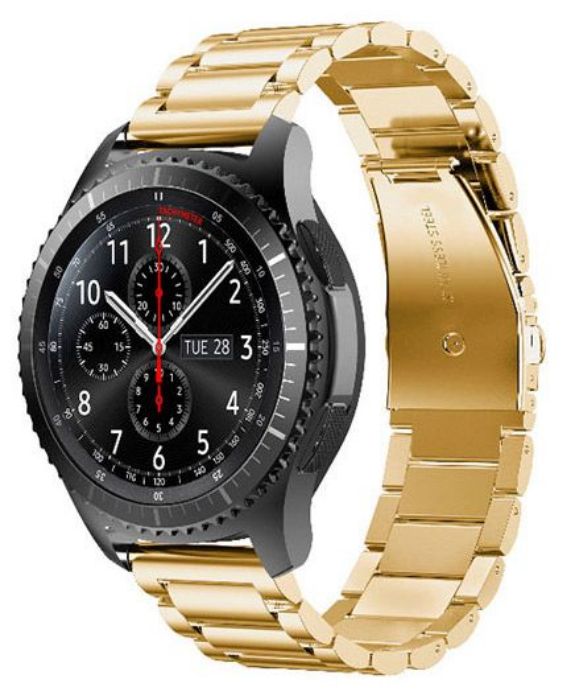 تصویر  بند فلزی درشت بافت ساعت هوشمند سامسونگ گیر اس 3 فرانتیر و کلاسیک
