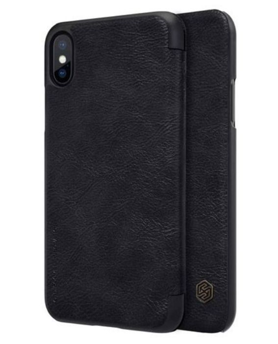 تصویر  کیف کلاسوری چرمی نیلکین مدل کیو آی ان برای گوشی اپل آیفون ایکس