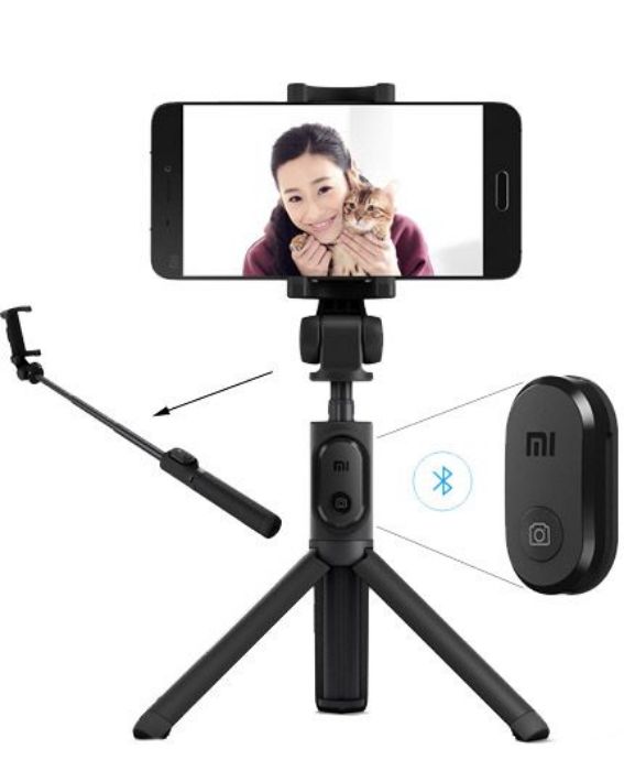 تصویر  مونوپاد و سه پایه عکاسی دو منظوره شیائومی مدل XMZPG01YM به همراه ریموت بلوتوث