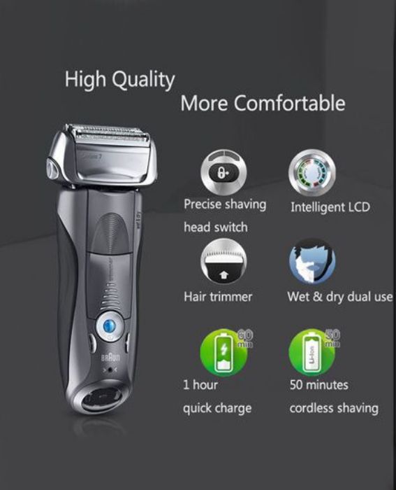 تصویر  ماشین اصلاح صورت (ریش تراش) براون سری 7 مدل 7899cc