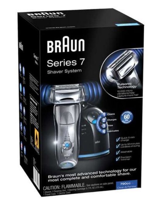 تصویر  ماشین اصلاح صورت (ریش تراش) براون سری 7 مدل 790cc