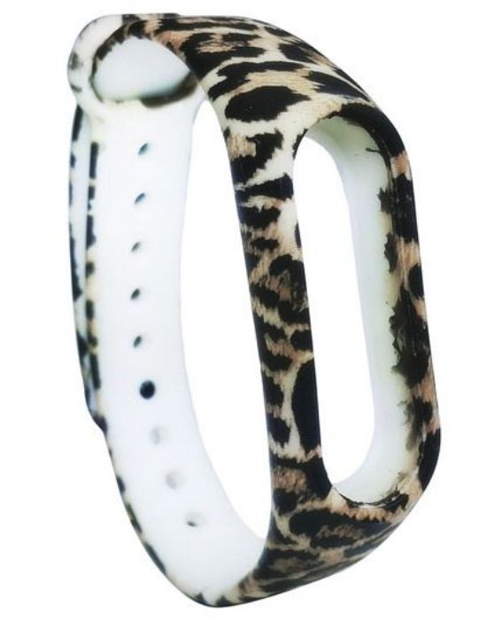 تصویر  بند طرح پلنگ دستبند هوشمند شیائومی می بند 2