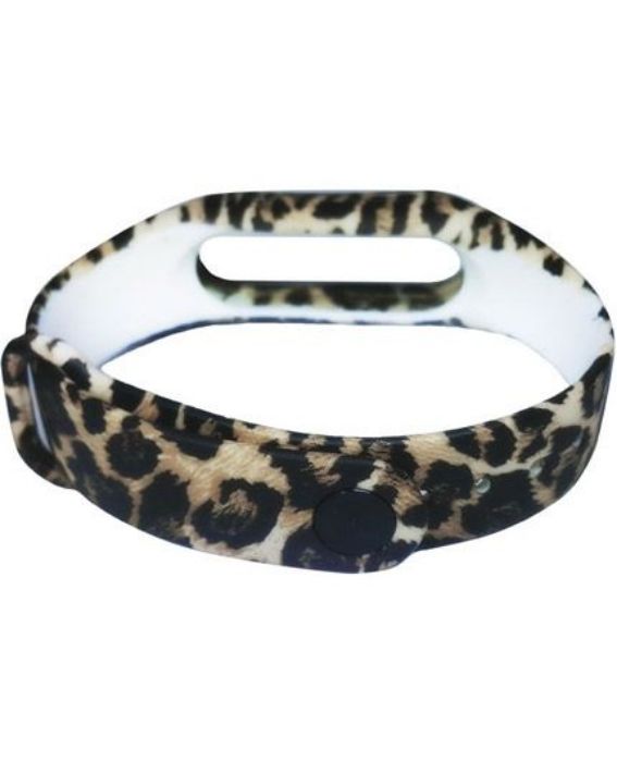 تصویر  بند طرح پلنگ دستبند هوشمند شیائومی می بند 2