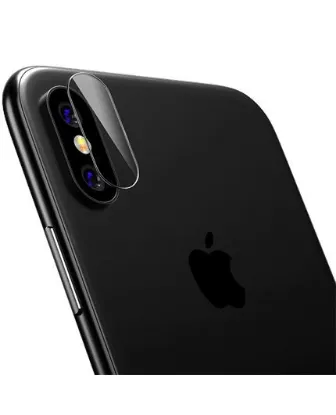 تصویر  محافظ شیشه‌ ای (گلس) لنز دوربین برای گوشی اپل آیفون ایکس