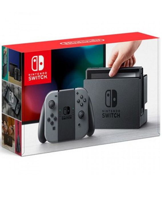 تصویر  کنسول بازی نینتندو مدل Switch با دسته بازی (جوی کان) خاکستری