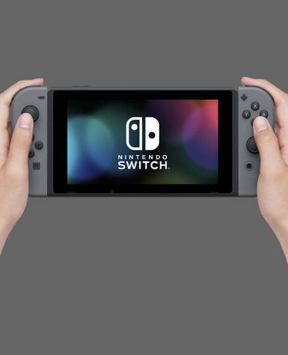 تصویر  کنسول بازی نینتندو مدل Switch با دسته بازی (جوی کان) خاکستری
