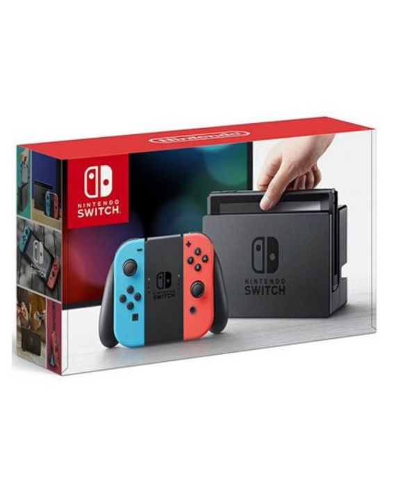 تصویر  کنسول بازی نینتندو مدل Switch با دسته بازی (جوی کان) آبی و قرمز