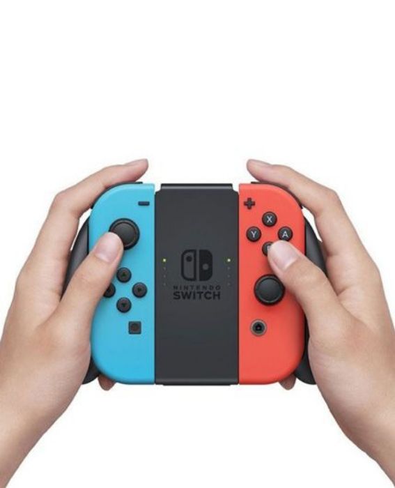 تصویر  کنسول بازی نینتندو مدل Switch با دسته بازی (جوی کان) آبی و قرمز