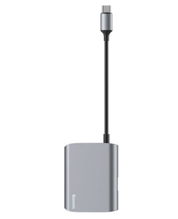 تصویر  هاب تبدیل USB Type-C به USB 3.0 و HDMI بیسوس مدل BS-UC22