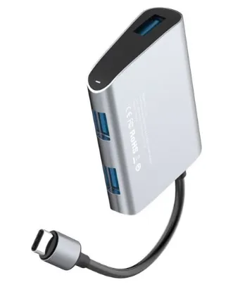 تصویر  هاب تبدیل USB Type-C به USB 2.0 و USB 3.0 بیسوس مدل BS-UC26