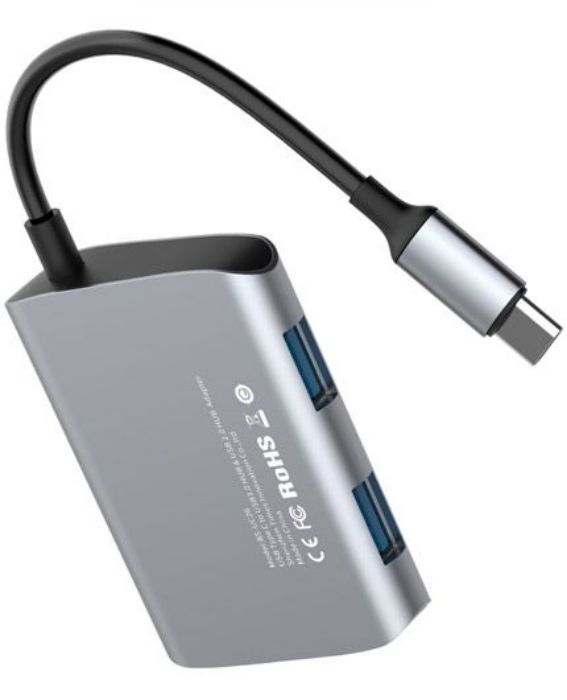 تصویر  هاب تبدیل USB Type-C به USB 2.0 و USB 3.0 بیسوس مدل BS-UC26