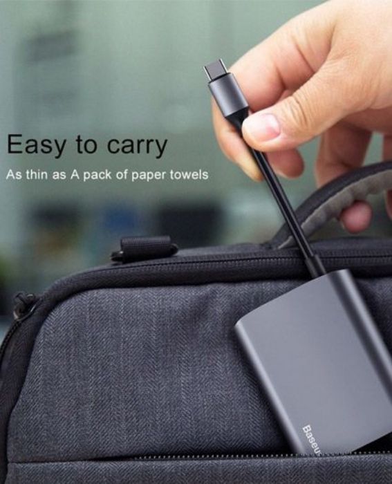 تصویر  هاب تبدیل USB Type-C به USB 2.0 و USB 3.0 بیسوس مدل BS-UC26