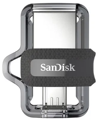 تصویر  فلش مموری 16 گیگابایت OTG USB سن دیسک مدل دوآل درایو ام 3.0
