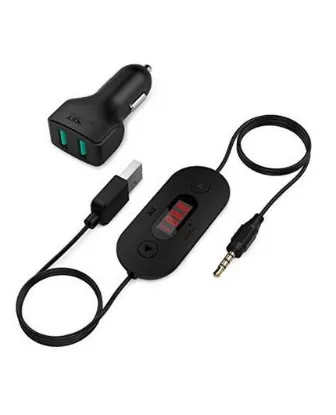 تصویر  شارژر فندکی آکی مدل BT-F2 همراه FM Transmitter