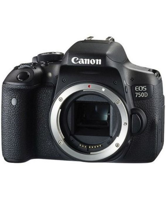 تصویر  دوربین دی اس ال آر کانن مدل EOS 750D به همراه لنز 18-55 میلی‌متری IS STM