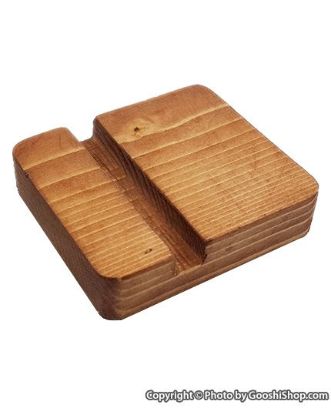 پایه دست ساز چوبی نگهدارنده گوشی مدل اس ام 5