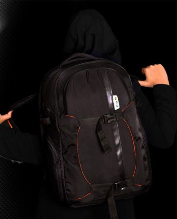 تصویر  کوله پشتی مخصوص لپ تاپ و دوربین ویست مدل وی دی 100