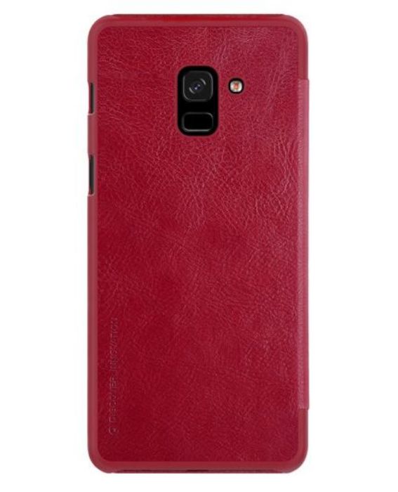 تصویر  کیف کلاسوری چرمی نیلکین مدل کیو آی ان برای گوشی سامسونگ گلکسی آ 8 پلاس مدل 2018