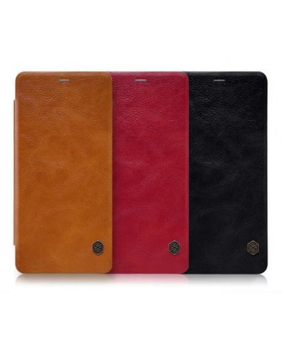 تصویر  کیف کلاسوری چرمی نیلکین مدل کیو آی ان برای گوشی سامسونگ گلکسی آ 8 مدل 2018