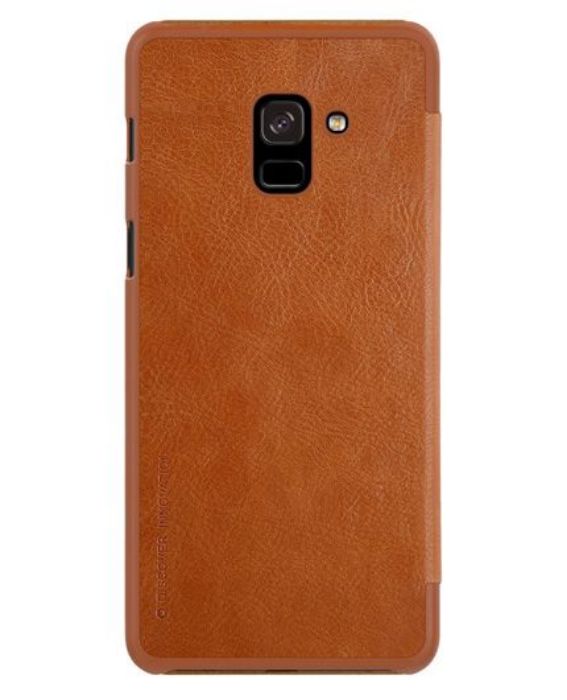 تصویر  کیف کلاسوری چرمی نیلکین مدل کیو آی ان برای گوشی سامسونگ گلکسی آ 8 مدل 2018