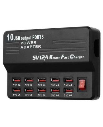 شارژر رومیزی مدل W-XLD-10U (ده پورت)