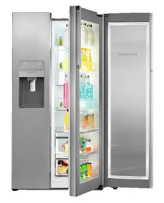تصویر  یخچال و فریزر ساید بای ساید اسنوا سری گالری مدل SS-P3200