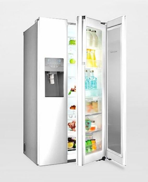 تصویر  یخچال و فریزر ساید بای ساید اسنوا سری گالری مدل SS-P3200