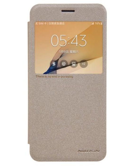 تصویر  کیف کلاسوری چرمی نیلکین مدل اسپارکل برای گوشی سامسونگ گلکسی جی 5 پرایم