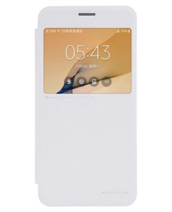 تصویر  کیف کلاسوری چرمی نیلکین مدل اسپارکل برای گوشی سامسونگ گلکسی جی 5 پرایم