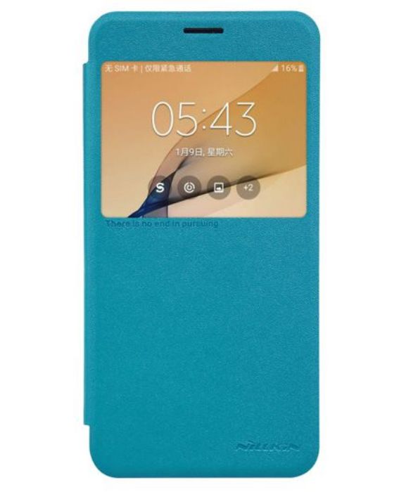 تصویر  کیف کلاسوری چرمی نیلکین مدل اسپارکل برای گوشی سامسونگ گلکسی جی 5 پرایم