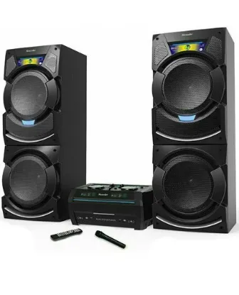 تصویر  پخش کننده DVD و اسپیکر حرفه‌ای 37 هزار وات مکسیدر مدل MX-TSD7092BT
