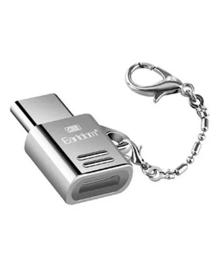 تصویر  تبدیل USB Type-C به MicroUSB ارلدام مدل ET-TC03