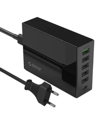 تصویر شارژر رومیزی اوریکو مدل TSL-6U (شش پورت)