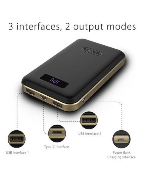 تصویر  پاوربانک 12500 میلی آمپر ساعت اوریکو مدل X12500