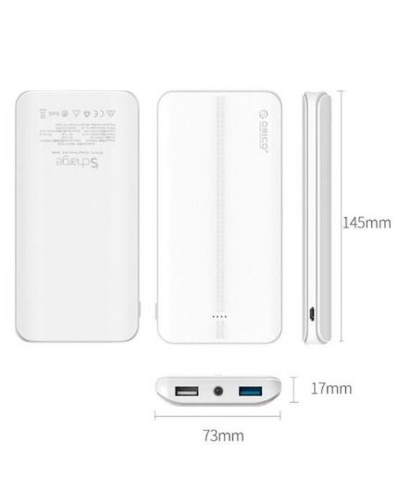 تصویر  پاوربانک اوریکو مدل T10000 ظرفیت 10000 میلی آمپر ساعت