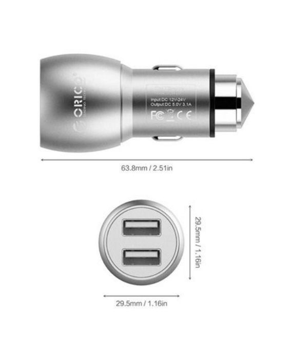 تصویر  شارژر فندکی اوریکو مدل UCM-2U