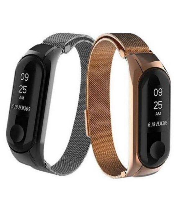 تصویر  بند فلزی ریز بافت دستبند هوشمند شیائومی می بند 3 مدل میلانس