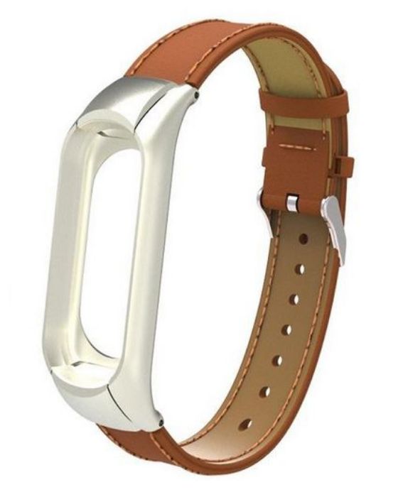 تصویر  بند چرمی دستبند هوشمند شیائومی می بند 3