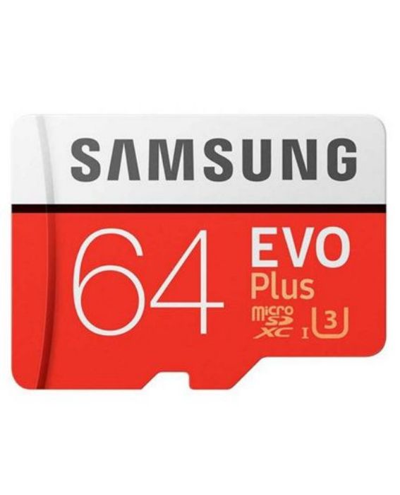 تصویر  کارت حافظه سامسونگ اوو پلاس میکرو اس دی ایکس سی 64 گیگابایت کلاس 10 با سرعت 100 مگابایت در ثانیه به همراه آداپتور تبدیل
