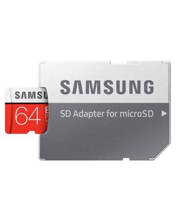 تصویر  کارت حافظه سامسونگ اوو پلاس میکرو اس دی ایکس سی 64 گیگابایت کلاس 10 با سرعت 100 مگابایت در ثانیه به همراه آداپتور تبدیل