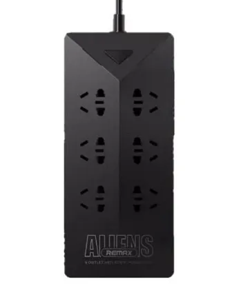 تصویر  شش راهی برق و شارژر ریمکس مدل RU-S4