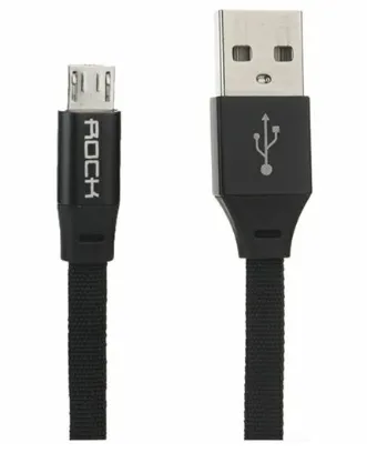 تصویر  کابل شارژ و انتقال اطلاعات USB 2.0 به MicroUSB راک