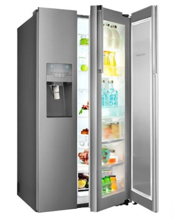 تصویر  یخچال و فریزر ساید بای ساید اسنوا سری گالری مدل S8-3350SS