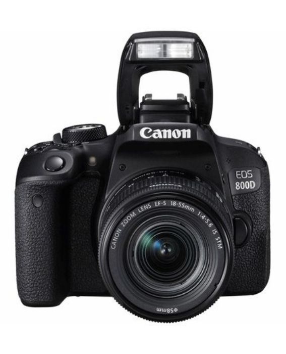 تصویر  دوربین دی اس ال آر کانن مدل EOS 800D به همراه لنز 18-55 میلی‌متری IS STM
